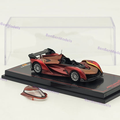 1/64 CM Mclaren Solus GT Racing Sports Diecast Metal Car Ornaments Supercar