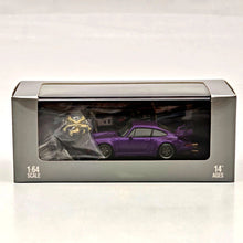 STREET WARRIOR SW 1:64 RWB 964 Purple Classic Sports Model Diecast Metal Car Limited Collection