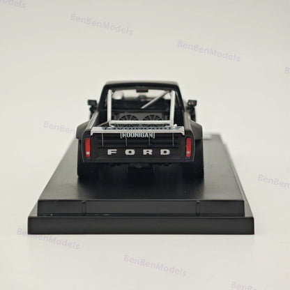 1:64 SW Ford F-150 Performance Hoonigan 1977 Black Diecast Model Car Collection