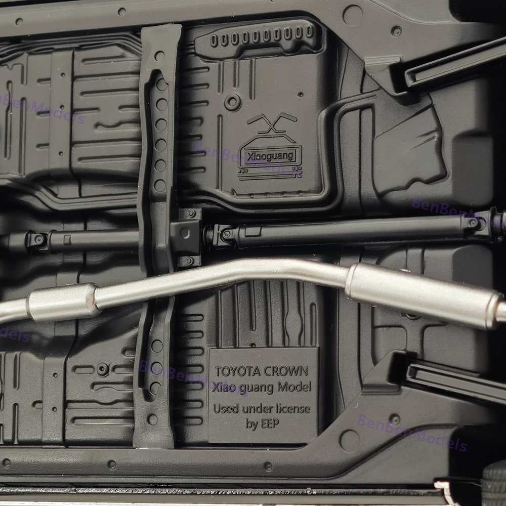 1/18 Toyota Crown Seventh Generation MS122 Black / Mi Interior Diecast Model