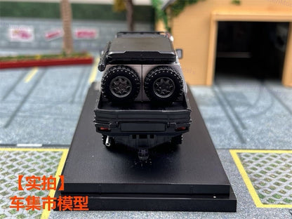 AM 1:64 Toyota Land Cruiser LC79 6X6 Double Cab Pickup Diecast Toys Car Model Gifts