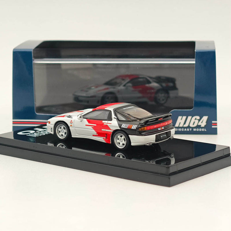 1/64 Hobby Japan Mitsubishi GTO TWIN TURBO RALLIART White Diecast Model Car