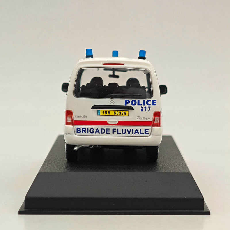 1/43 Norev CITROEN BERLINGO 2004 Police fluviale Paris Diecast Model Cars White