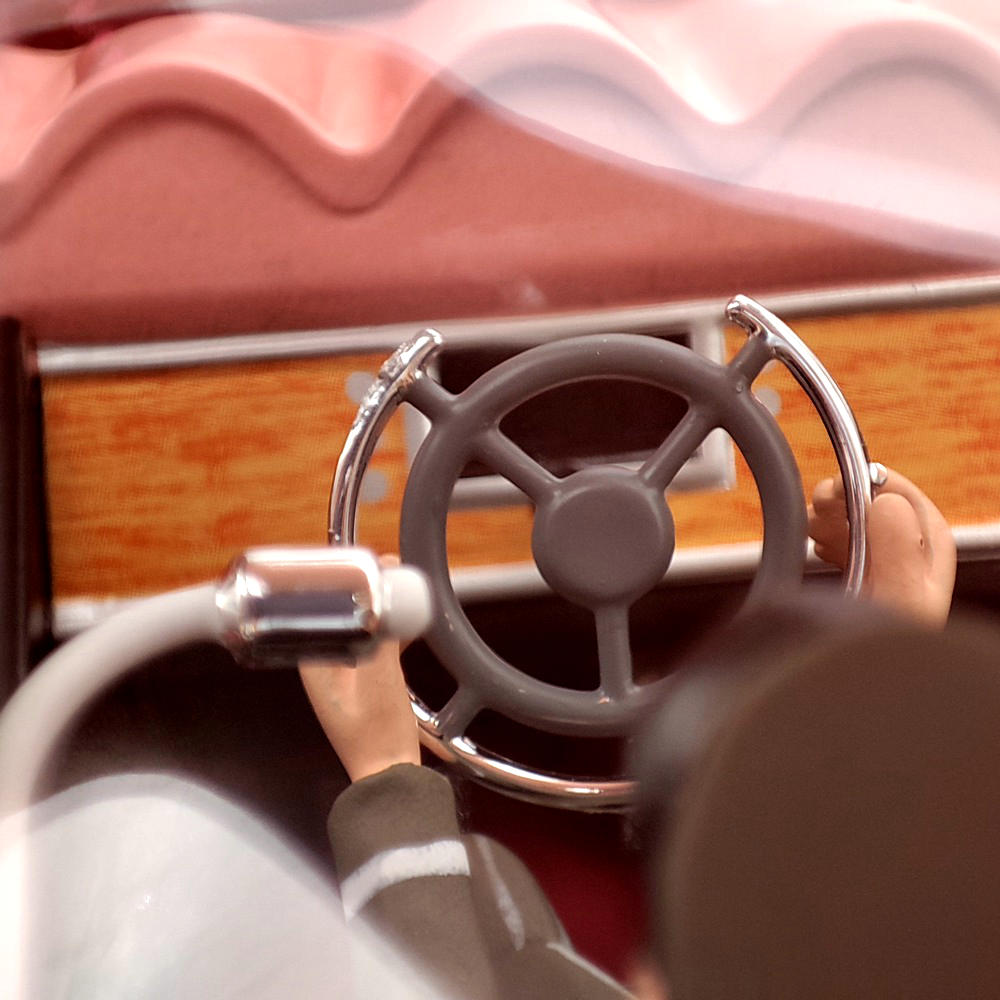 AMIE 1:18 Scale Rolls Royce Lady Penelope's Thunderbirds FAB1/FAB 1 Resin Toys Car Models Miniature Decoration Gifts(Ships from the United States)