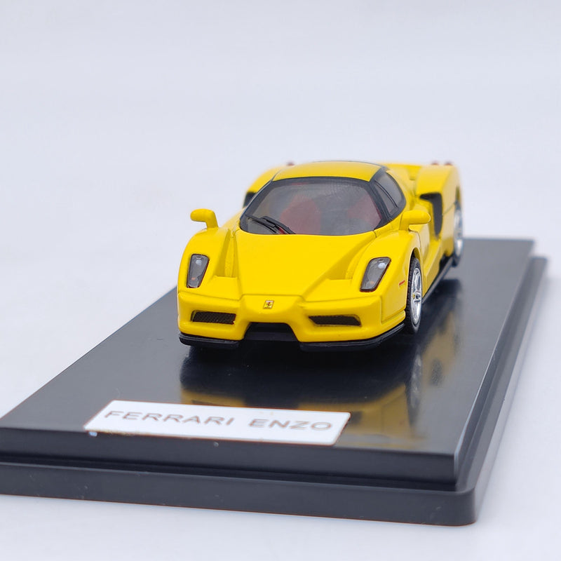 1/64 Scale Ferrari Enzo (Yellow) Diecast Metal Sports Car Collectible Model Toys Gift