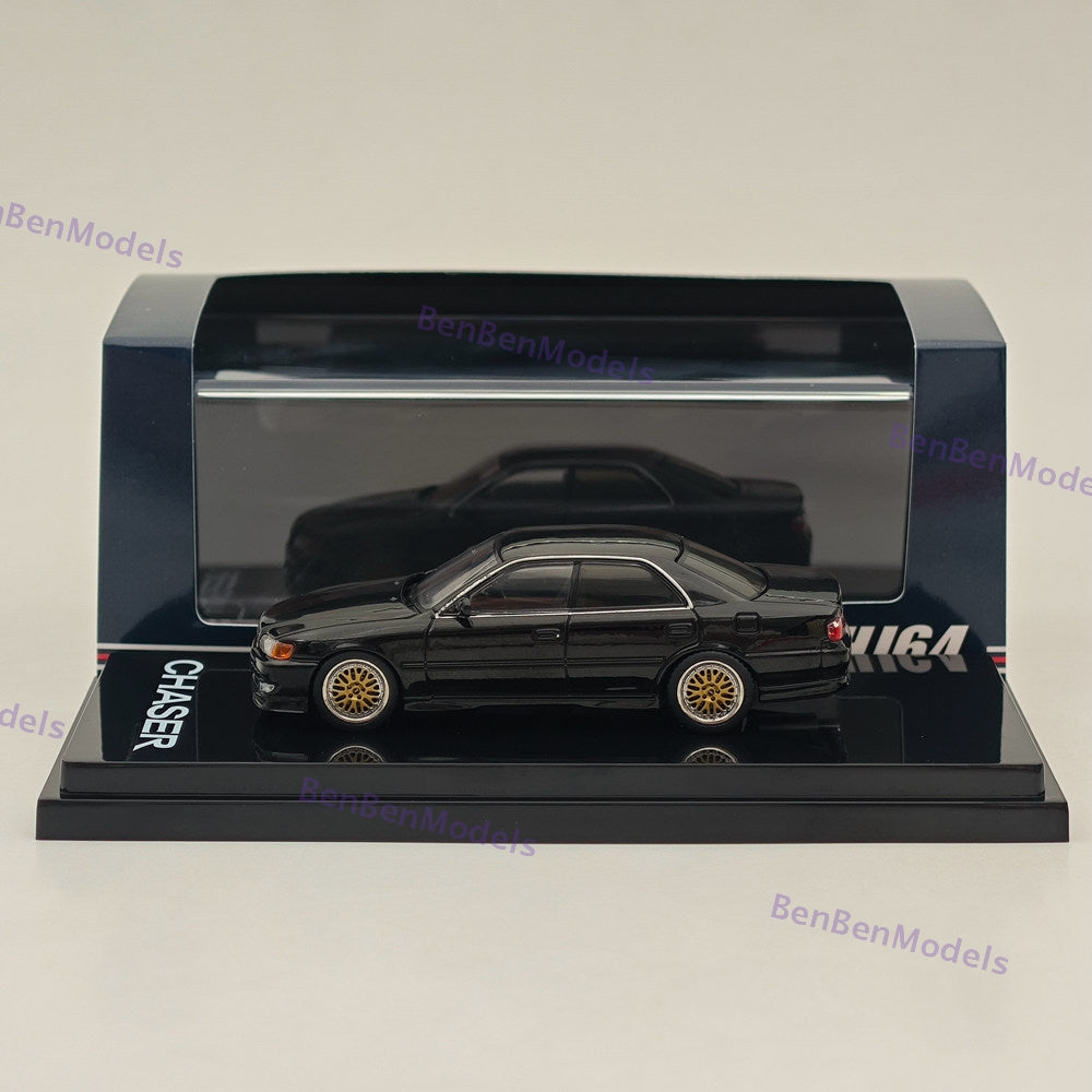 Hobby Japan 1/64 Toyota CHASER TOURER V (JZX100) 1998 JDM STYLE Black HJ644072BK