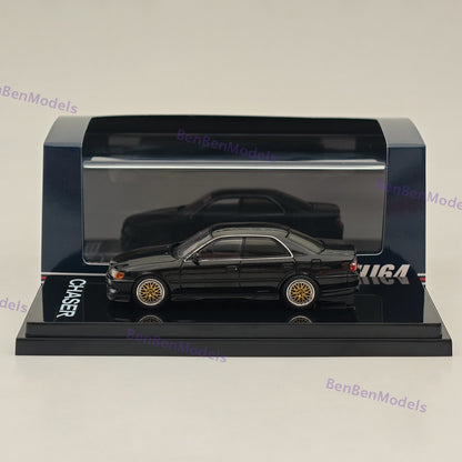 Hobby Japan 1/64 Toyota CHASER TOURER V (JZX100) 1998 JDM STYLE Black HJ644072BK