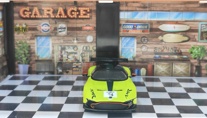 Fine Works 1/64 Aston Martin Vulcan Open Hood Alloy Diecast Toys Car Model Peak Speed New in stock