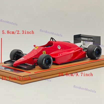 1/18 Tecnomodel Ferrari F1 F637 INDY #0 1986 TEST DRIVE FIORANO Red Resin Model