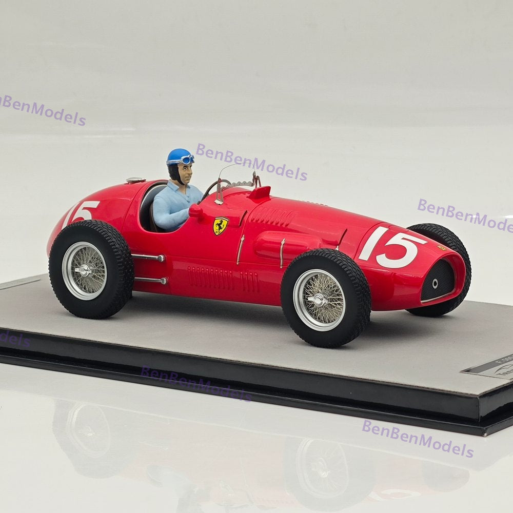 Miniature Ferrari 500 F2 Tecnmodel Mythos 1/18 - GP Angleterre 1952 Ascari TMD1866B