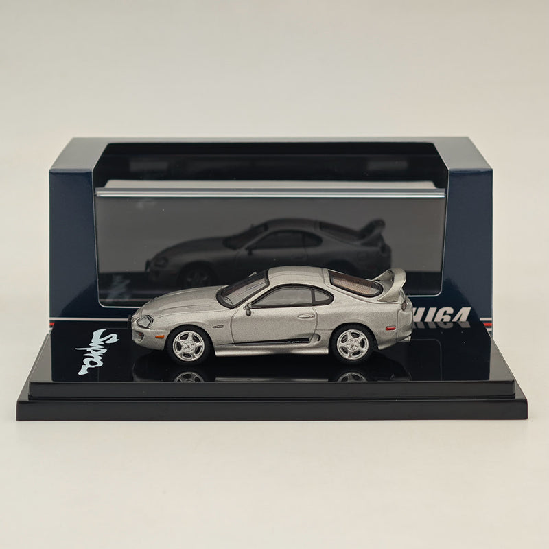 Hobby Japan 1/64 Toyota SUPRA RZ JZA80 GENUINE CUSTOMIZED VER with ActiveSpoiler HJ643042S Diecast Models Car Collection