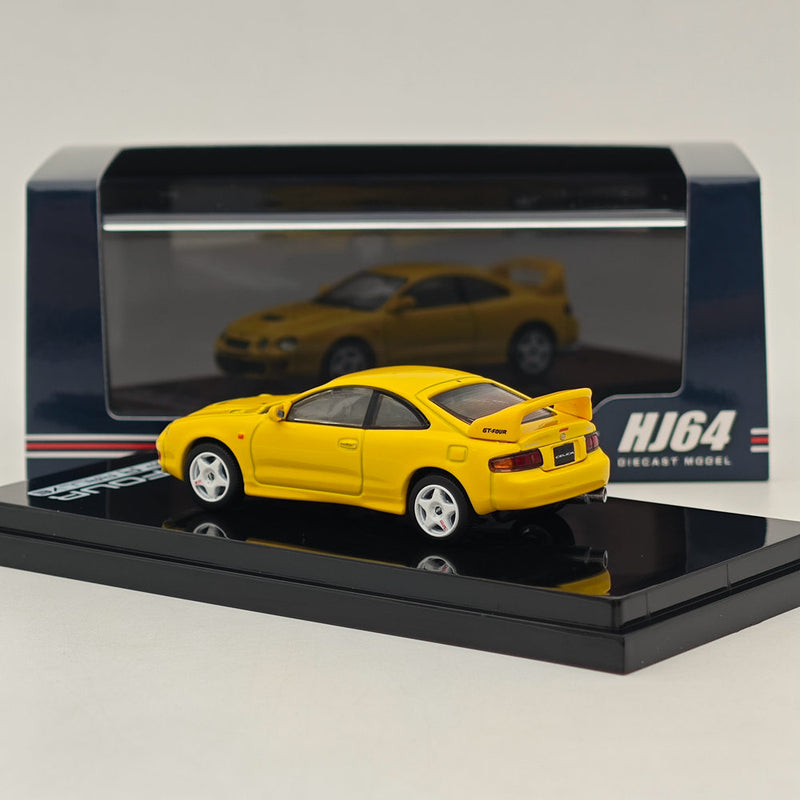 1/64 Hobby Japan Toyota CELICA GT-FOUR ST205 JDM STYLE Yellow HJ642064AY Diecast