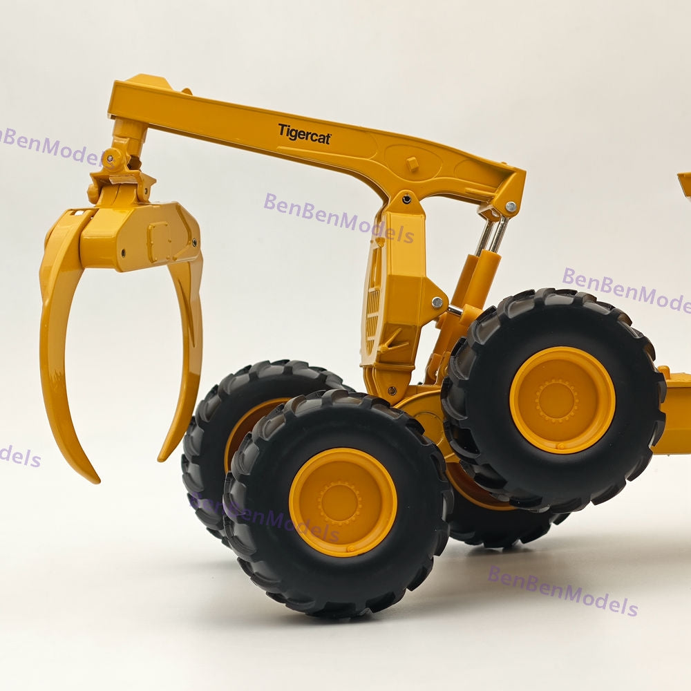 Tigercat 1/32 635D Skidder MIB Yellow Forestry Machinery Diecast