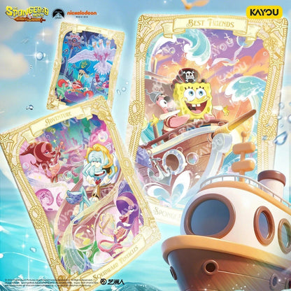 New Spongebob 25th Anniversary Kayou Booster Box 50 Trading Card's Anime Vol 3