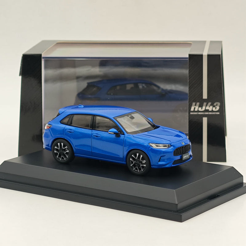 Hobby Japan 1/43 Honda ZR-V e:HEV Premium Crystal Blue (M) HJ431005PBL Diecast Model Car Limited Collection