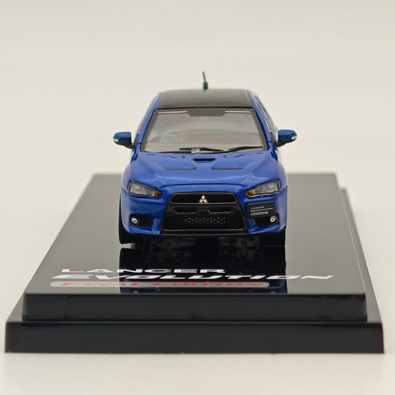 Hobby Japan 1/64 Mitsubishi Lancer Evolution X Final Edition Blue HJ642053CBL