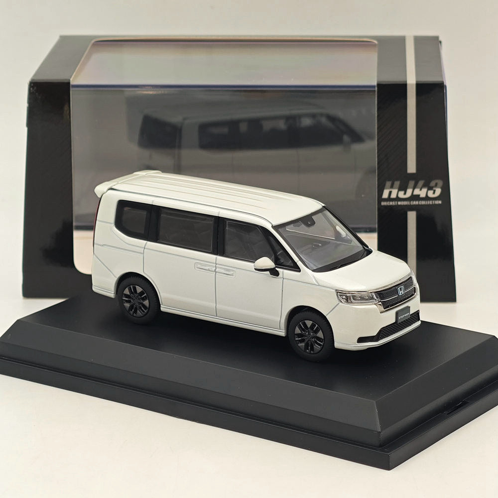 Hobby Japan 1/43 Honda STEP WGN e:HEV SPADA Platinum White (P) HJ432004W Diecast In Stock - US