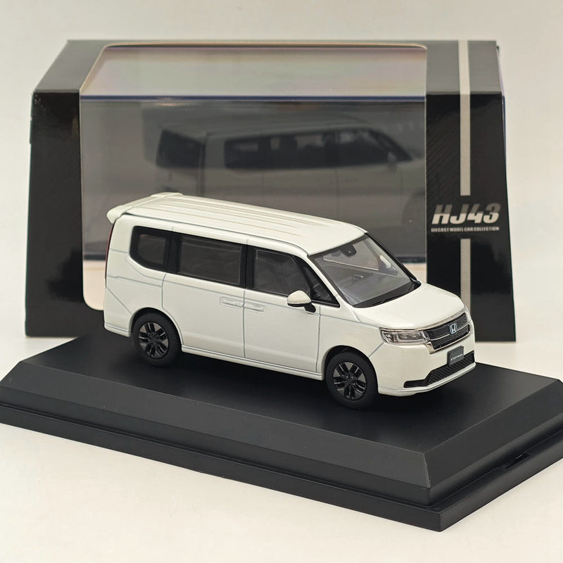 Hobby Japan 1/43 Honda STEP WGN e:HEV SPADA Platinum White (P) HJ432004W Diecast