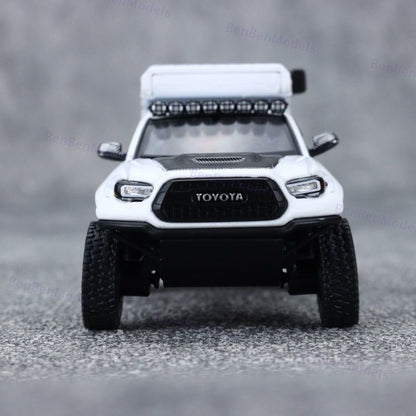Model 1:64 Collectible Toyota Tacoma Off-Road Camper GCD Car Diecast Gifts