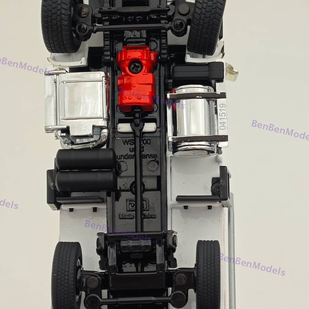 1/50 DM WESTERN STAR 4700 SB Dump Truck White Diecast Model 71034 Toy Gift