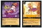 Disney Chinese Lorcana TCG Raiponce et Pinocchio Ensemble de 2 combos Promo Holo Foil