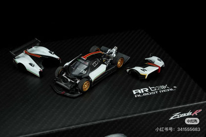 1/64 Almost Real Zonda R White Italian Livery HEC 2026 Diecast Model Toys Car