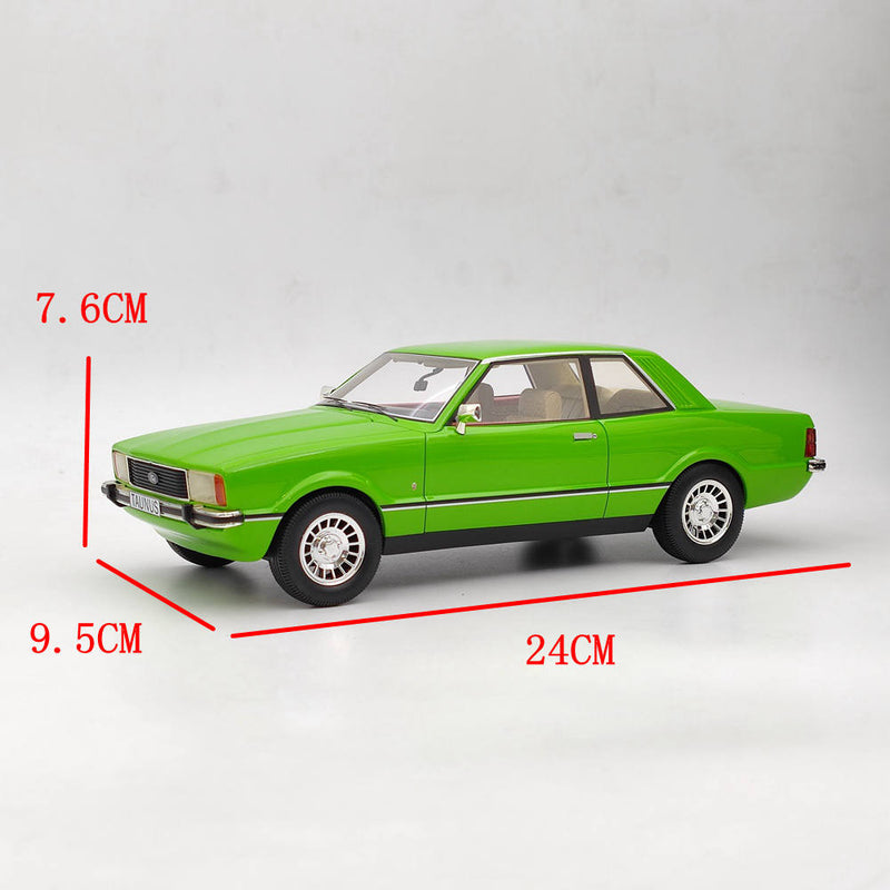 1/18 BOS Ford Taunus TC2 Ghia 1976 Green BOS167 Resin Model Limited Collection