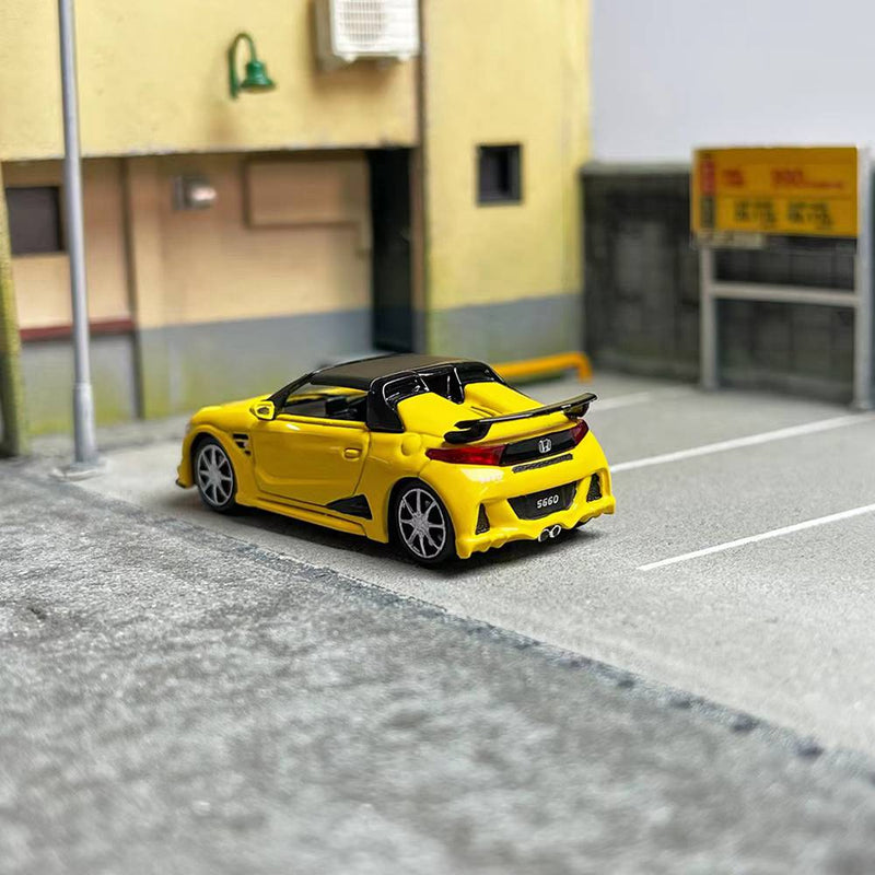 Master 1:64 Honda S660 Mugen Convertible Diecast Toys Car Models Collection Gifts Limited Edition
