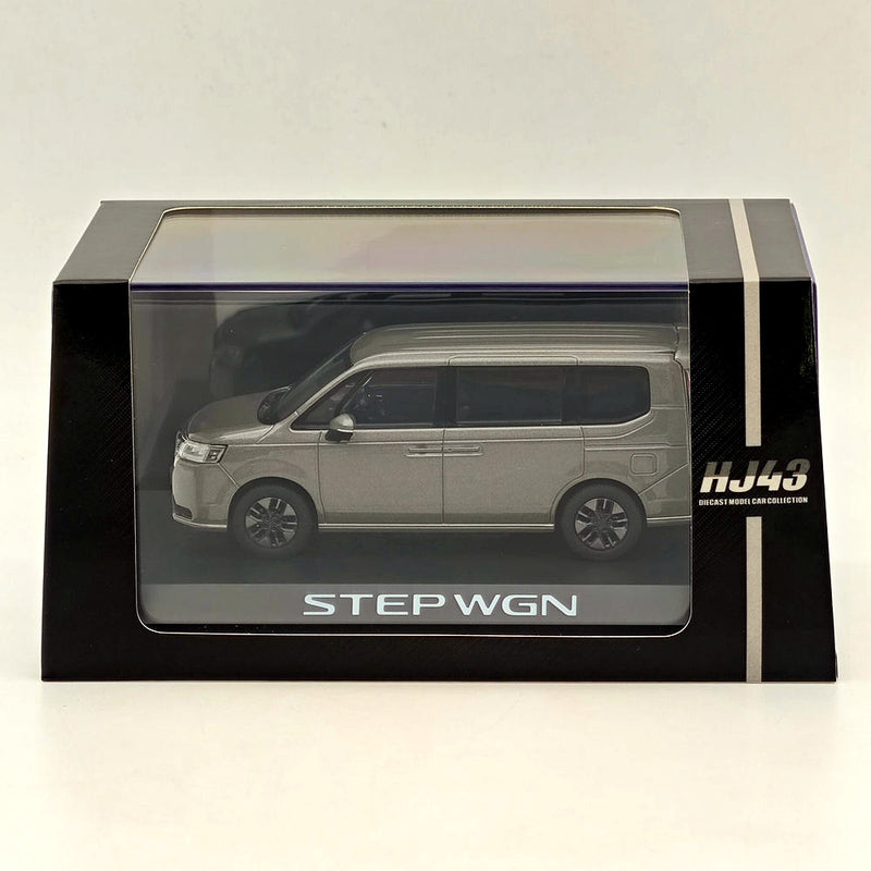 Hobby Japan 1/43 Honda STEP WGN e:HEV SPADA Super Platinum Gray (M） HJ432004GM