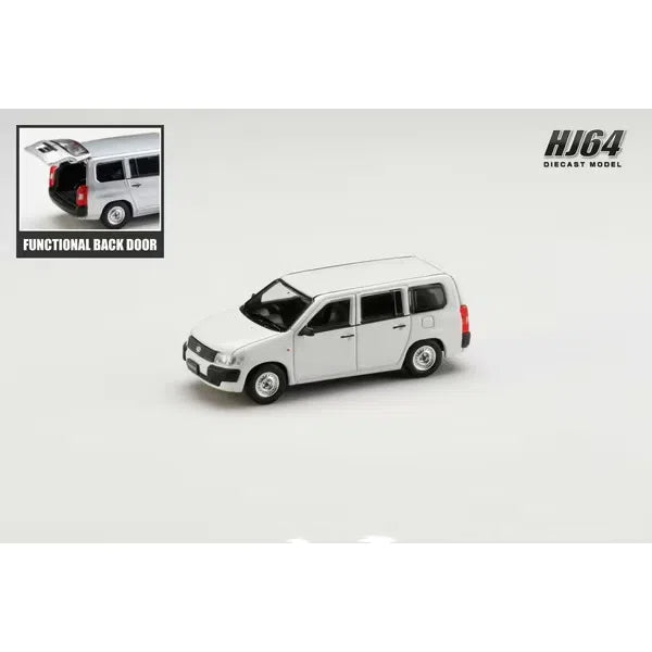 1/64 Hobby Japan Toyota PROBOX VAN DX White HJ641062W Diecast Models Car