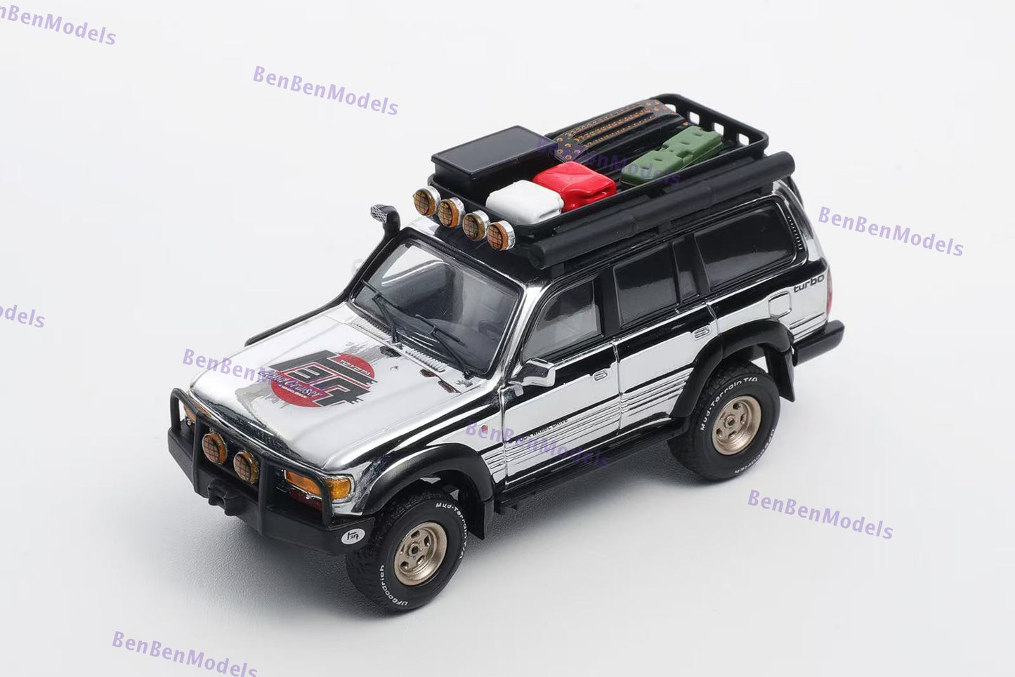 Pre-sale GCD 1/64 Toyota Land Cruiser LC80 Modified Version with Accessories