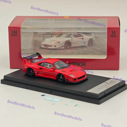 1/64 STREET WARRIOR SW LBWK F40 Red Diecast Models Car Limited Collection