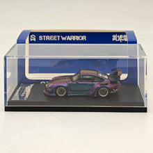 SW 1:64 Porsche RWB 993 Racing Sports Classic Model Low Spoiler Metal Car
