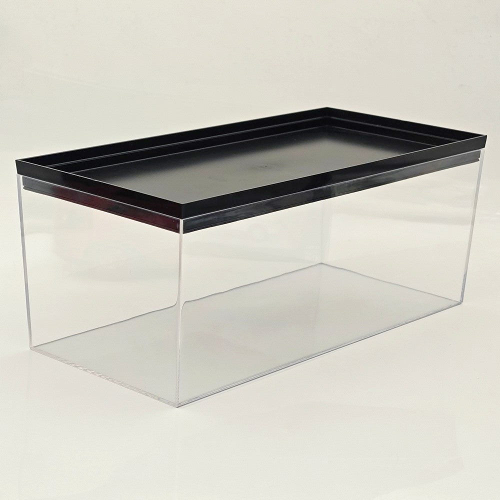 1:18 Acrylic Display Case Carbon Fiber Base Dustproof Collectible Storage Box for GCD VMB Xiaoguang DM Models