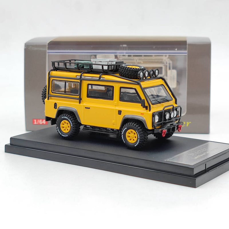 New Master 1:64 Land Rover Defender Van Camp Diecast Toys Car Models Miniature Vehicle Collection Gifts