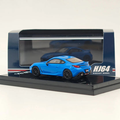 Hobby Japan 1:64 GR86 RZ With Rear Spoiler Diecast Alloy Model Car HJ644048BL