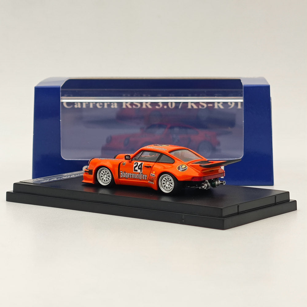 Modèles réduits de voitures moulées sous pression 1/64 SW Carrera RSR 3.0/KS-R PORSCHE 911 Jagermeister #24 