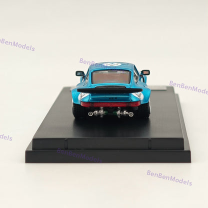 1/64 SW Carrera RSR 3.0/KS-R 911 Blue Diecast Metal Car Limited Collection
