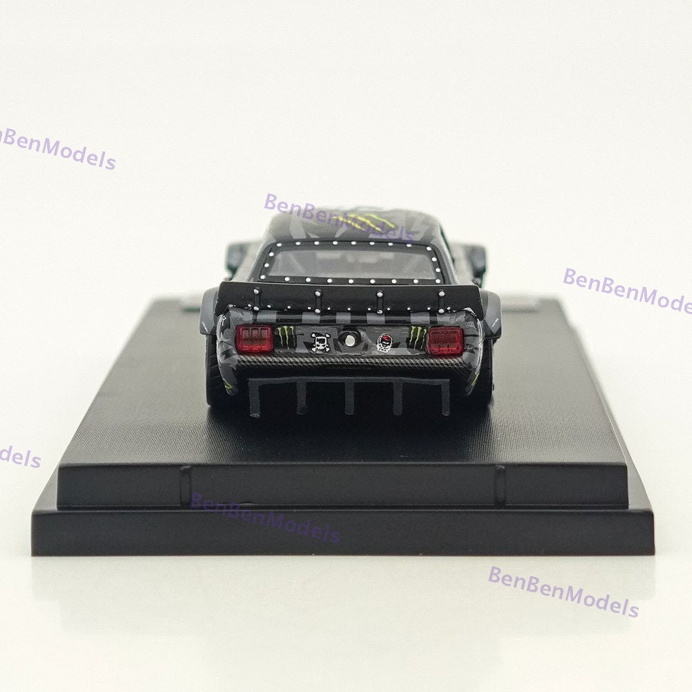 1:64 SW Ford Mustang 1965 Hoonicorn RTR V3 HORZON / KamaZ trailer Car Diecast