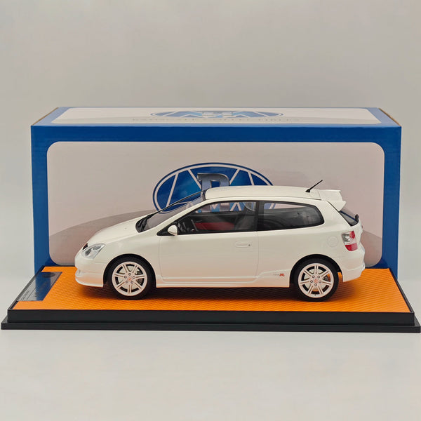 RAM Collectibles 1/18 Honda Civic Ep3 Type R Championship 2004 White RM-0015 Resin Model Car Limited Collection