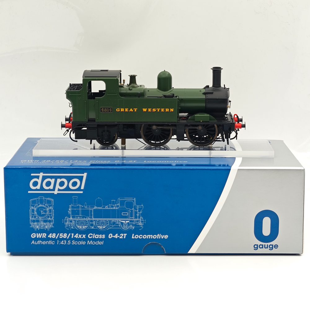 7S-006-003 Dapol 48xx O Gauge - 0-4-2T GWR green 'Great Western' lettering 4814