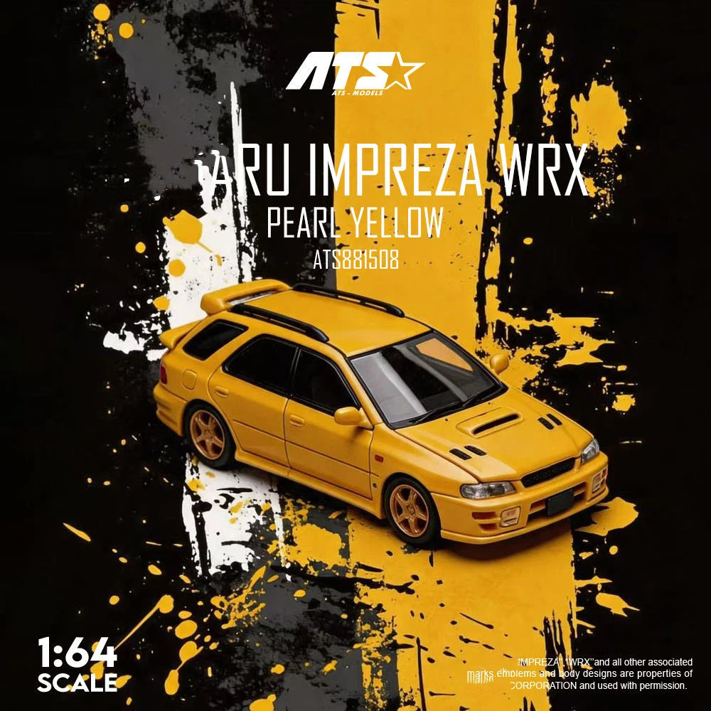 Pre-order ATS 1:64 Subaru Impreza (1st Gen) WRX WRC Diecast Model Car Limited