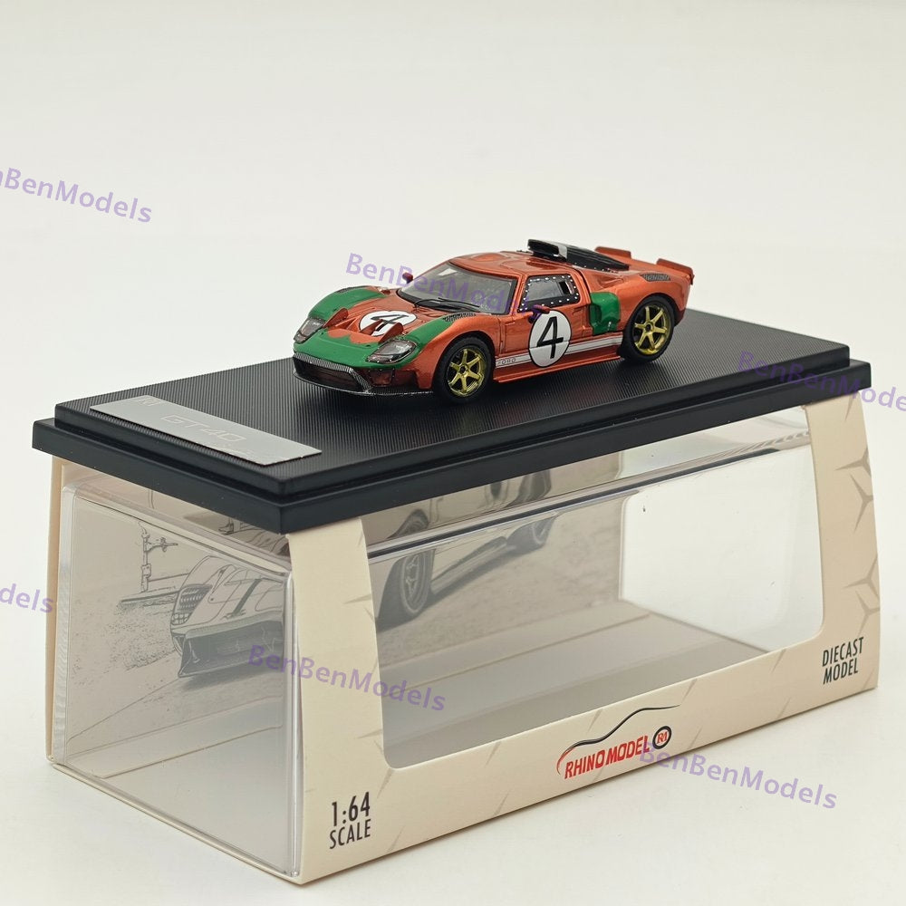 RM 1:64 GT40 Hood Magnetic Limited Edition Alloy Car Model - Two Styles