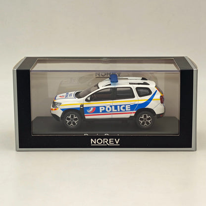 1/43 Norev Dacia Duster 2021 Police Nationale Guadeloupe modèle de voiture moulé sous pression blanc 