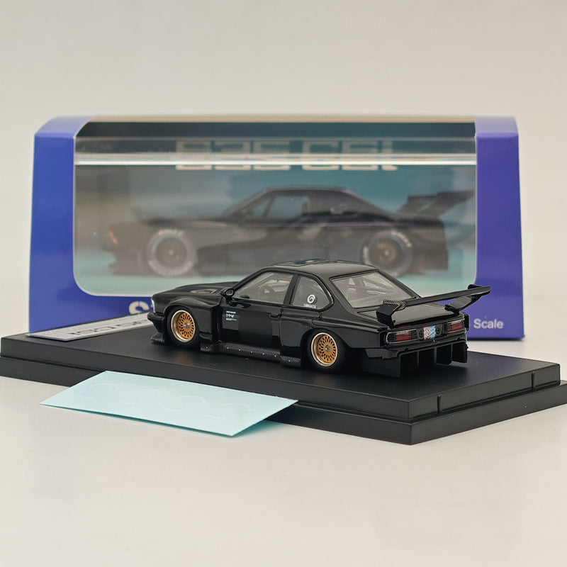 1:64 SW E24 635 CSI Sharknose Black Diecast Models Car Limited 499 Collection