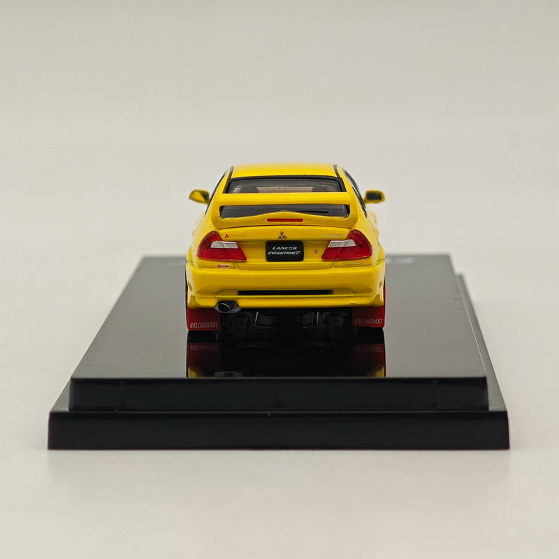 Hobby Japan 1/64 Mitsubishi Lancer GSR Evolution V (CP9A)1998 HJ642032AY Yellow