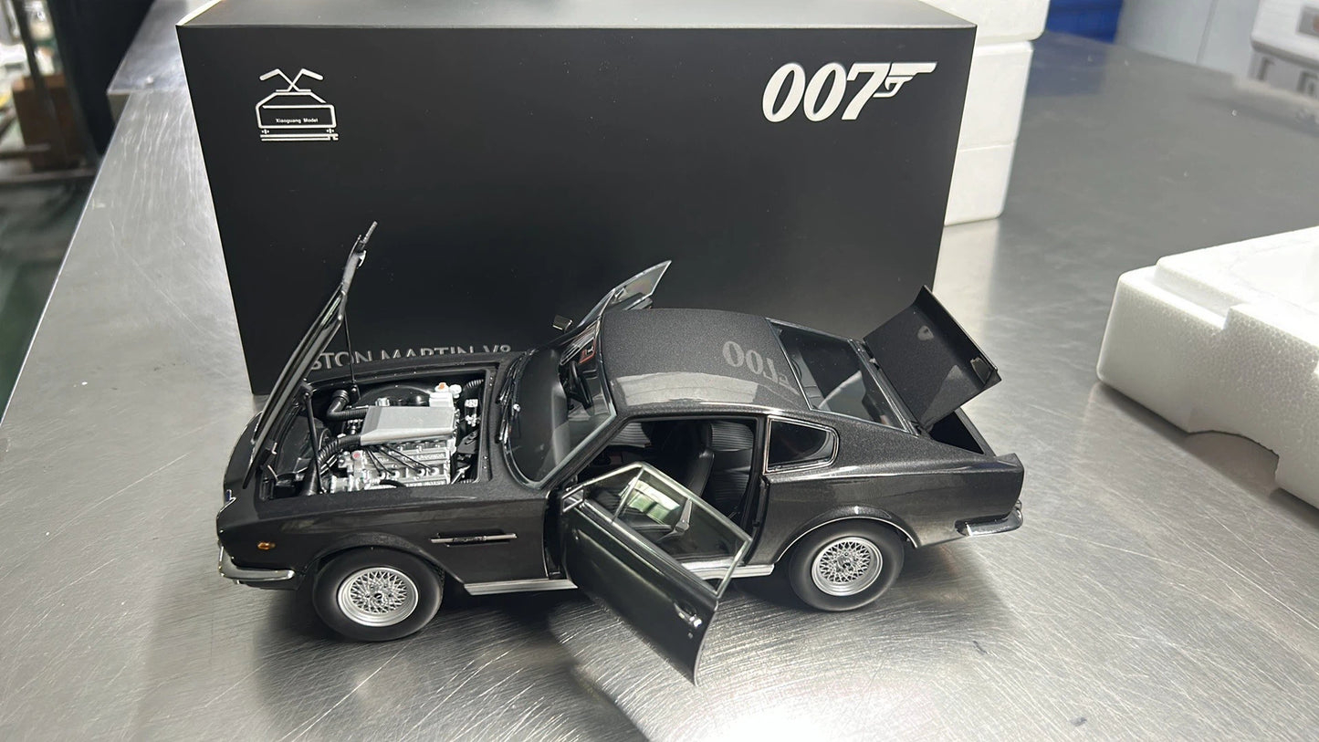 Xiaoguang 1/18 V8 Vantage 007 Movie Edition Metal Diecast Model Car Limited Collection Gifts Display