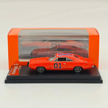 Mini Forge 1:64 1969 Charger RT style General Lee / with 1600 HP Twin-Turbo LS Diecast Motor