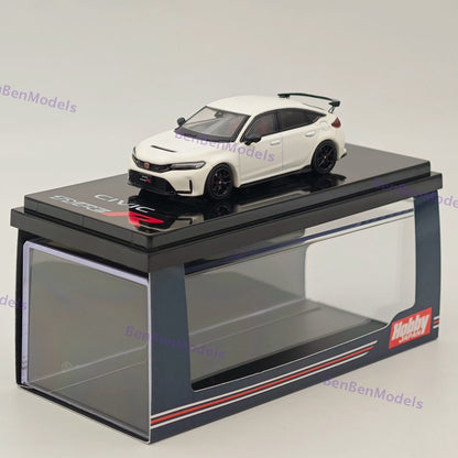 1:64 Hobby Japan CIVIC TYPE R (FL5) White with Engine Display Model Championship
