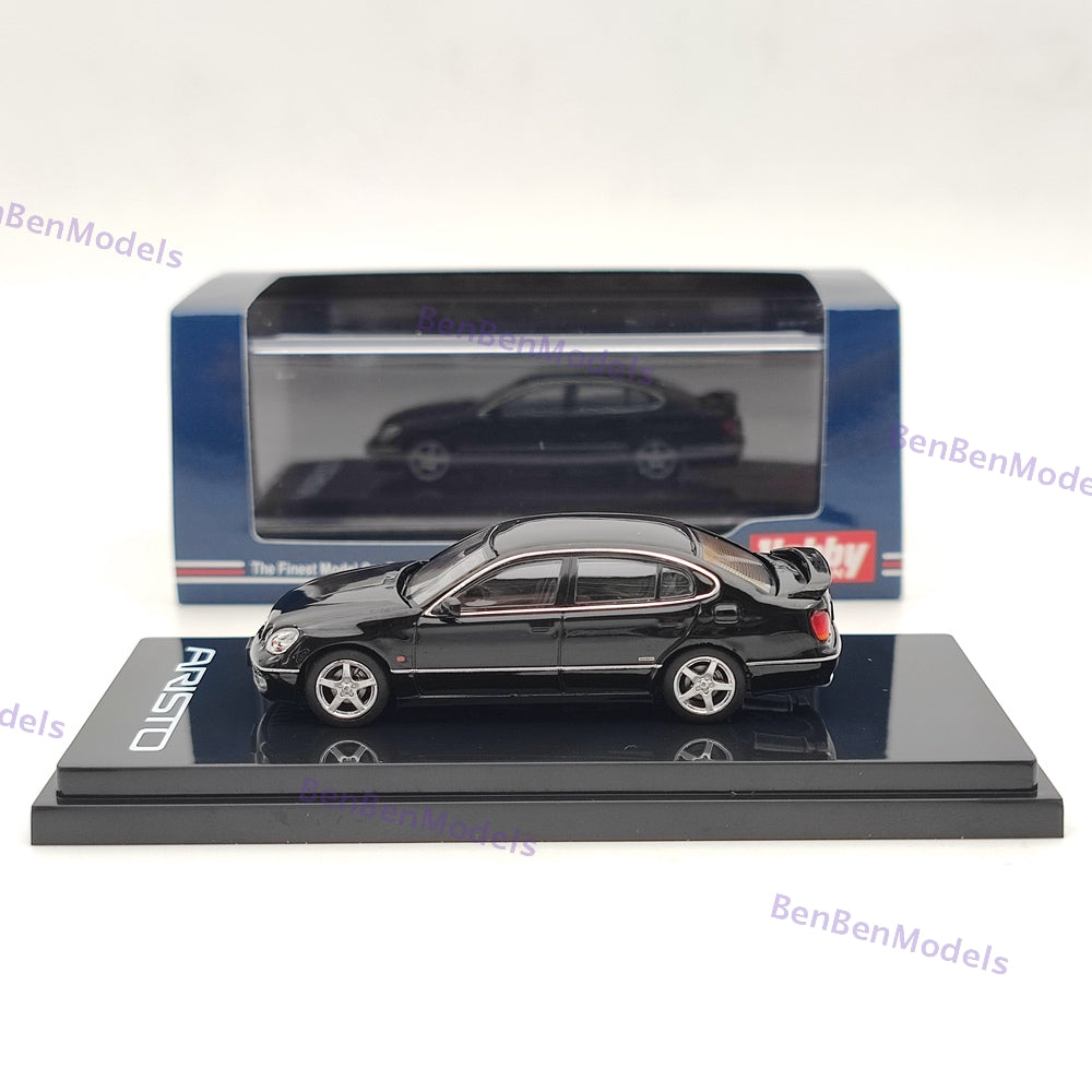 1/64 Hobby Japan TOYOTA ARISTO V300 VERTEX EDITION Black Diecast HJ641030ABK